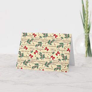 Frohe Weihnachtsgestaltung Karte