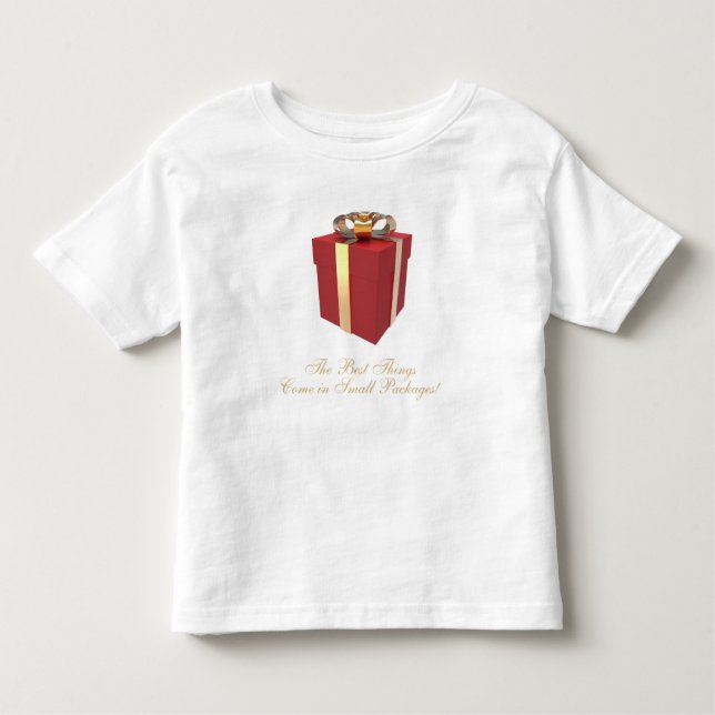Frohe Weihnachtsgestaltung, Kleinkind-T - Shirt (Vorderseite)