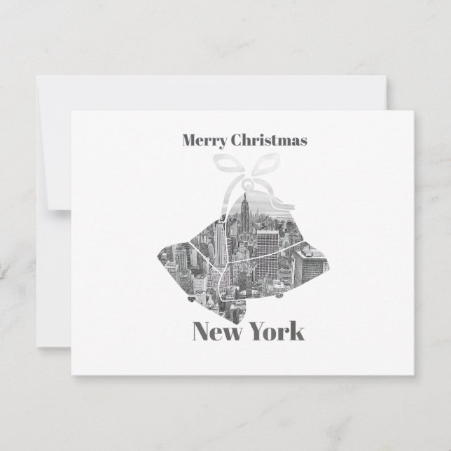 Frohe Weihnachtsglocke New York (Vorderseite)
