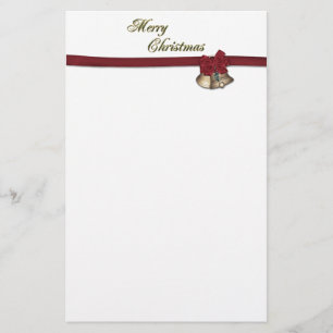 Frohe Weihnachtsglocken Briefpapier