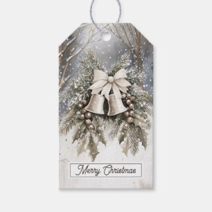 Frohe Weihnachtsglocken-Geschenkanhänger Geschenkanhänger