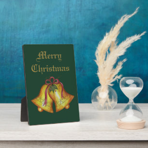 Frohe Weihnachtsglocken-Schilder-Dekoration  Fotoplatte