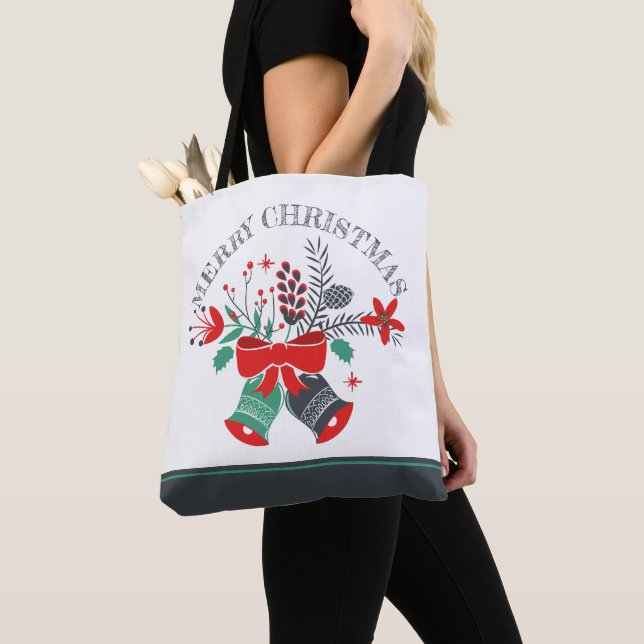 Frohe Weihnachtsglocken Wreath (Von Nahem)