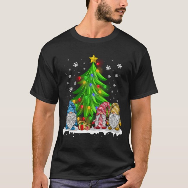 Frohe Weihnachtsgnomes Familien Weihnachten Weihna T-Shirt (Vorderseite)
