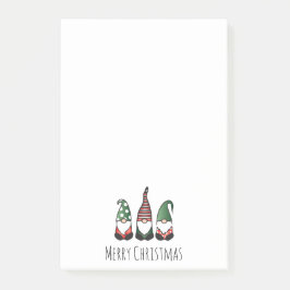Frohe Weihnachtsgnomes Post-it Klebezettel