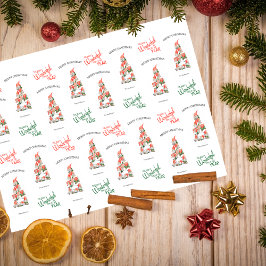 Frohe Weihnachtsgnomes Tree Wunderbares Time Year Seidenpapier
