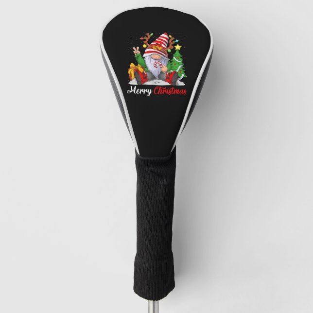 Frohe Weihnachtsgnomes Weihnachten Golf Headcover (Vorderseite)
