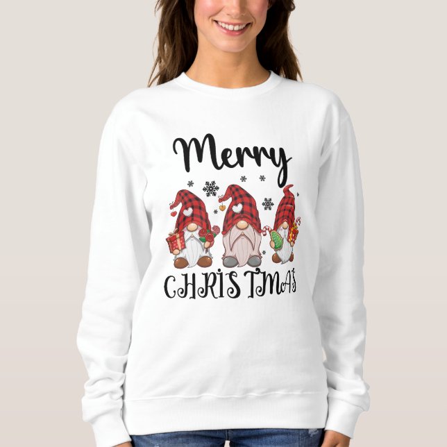 Frohe Weihnachtsgnomies Weihnachtsgnomes Sweatshirt (Vorderseite)