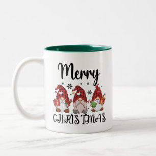 Frohe Weihnachtsgnomies Weihnachtsgnomes Zweifarbige Tasse