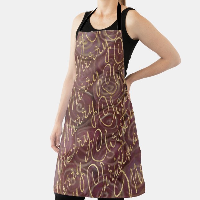 Frohe Weihnachtsgolden Schürze (InSitu)