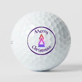 Frohe Weihnachtsgolfbälle von dalDesignNZ Golfball