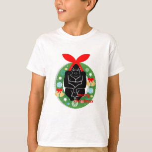 Frohe Weihnachtsgorilla T-Shirt