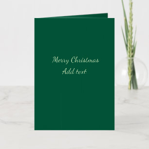 Frohe Weihnachtsgrün schlichte Solo-Hintergrund Ur