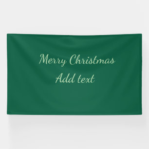 Frohe Weihnachtsgrün schlichte Solo-Hintergrund Ur Banner