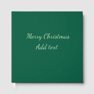 Frohe Weihnachtsgrün schlichte Solo-Hintergrund Ur Gästebuch
