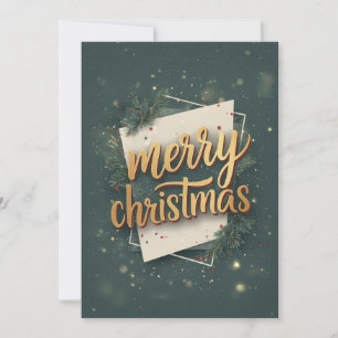 Frohe Weihnachtsgrüße Feiertagskarte