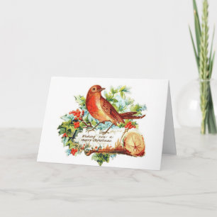 Frohe Weihnachtsgrüße Feiertagskarte