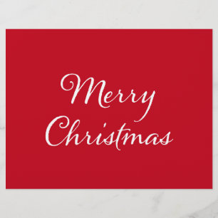 Frohe Weihnachtsgrüße Flyer
