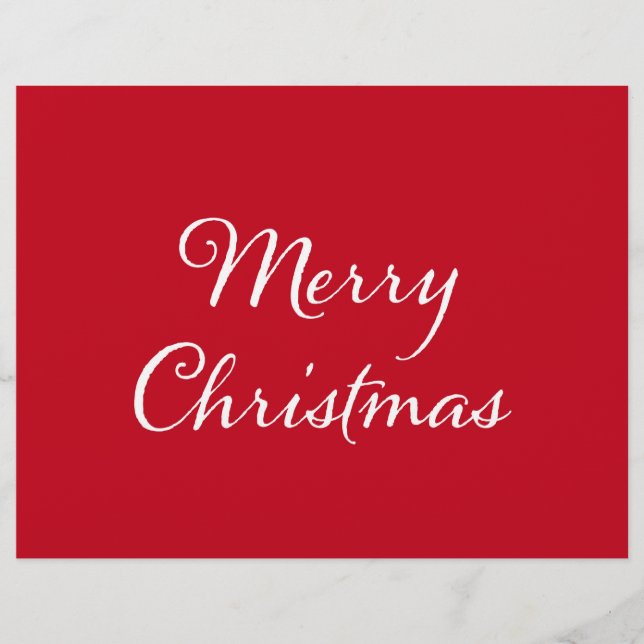 Frohe Weihnachtsgrüße Flyer (Vorne)