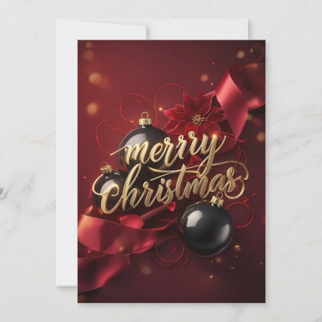 Frohe Weihnachtsgrüße Karten  (Vorderseite)