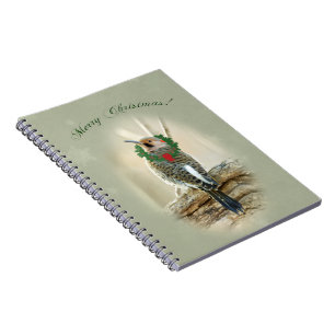 Frohe Weihnachtsgrüße - Northern Flicker Notizblock