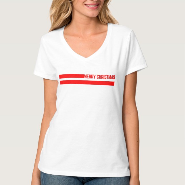 frohe weihnachtsgrüße T-Shirt (Vorderseite)