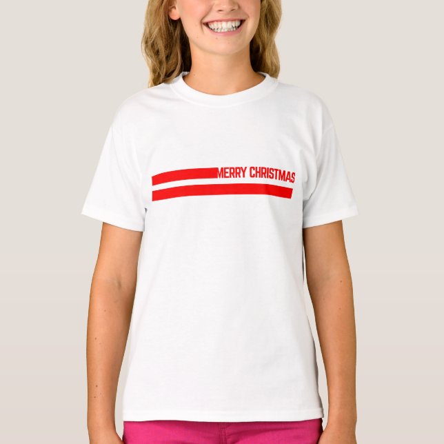 Frohe Weihnachtsgrüße T-Shirt (Vorderseite)