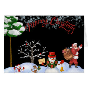 Frohe Weihnachtsgrüßkarte