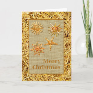 Frohe Weihnachtsgrüßkarte Feiertagskarte