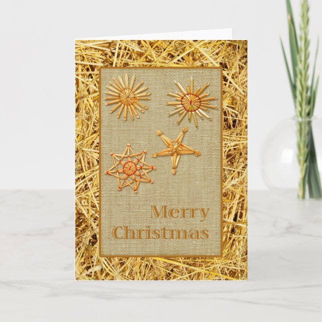 Frohe Weihnachtsgrüßkarte Feiertagskarte (Vorderseite)