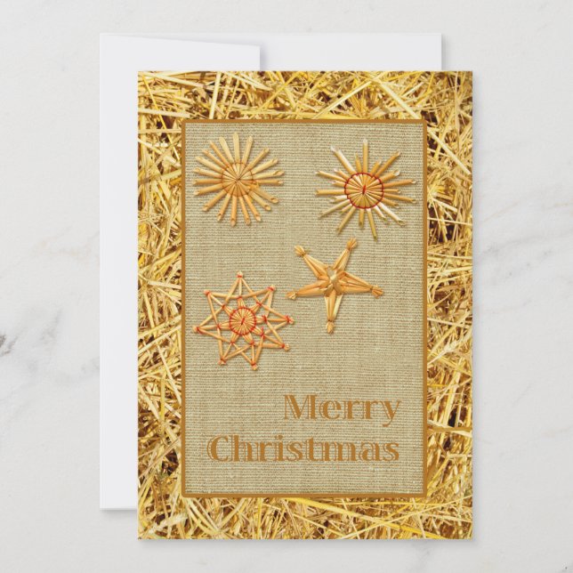 Frohe Weihnachtsgrüßkarte Feiertagskarte (Vorderseite)