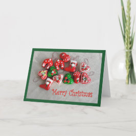 Frohe Weihnachtsgrüßkarte Feiertagskarte