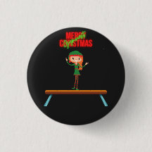 Frohe Weihnachtsgymnast Elf