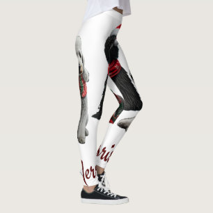 Frohe Weihnachtshunde Leggings