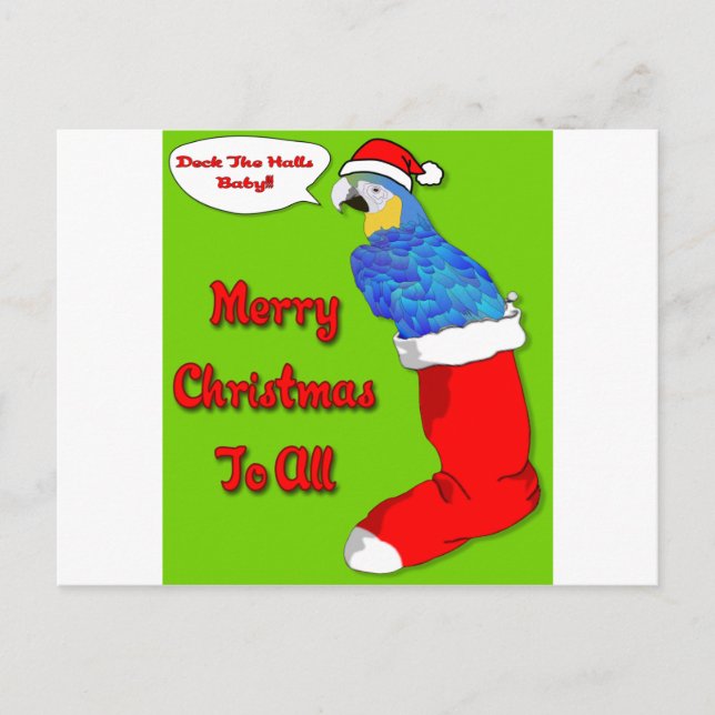 Frohe Weihnachtsjause Feiertagspostkarte (Vorderseite)
