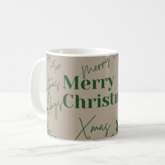 Frohe Weihnachtskaffee Kaffeetasse