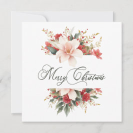 Frohe Weihnachtskalligrafie Aquarellfarben Feiertagskarte