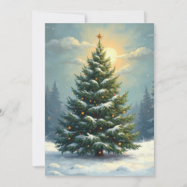 Frohe Weihnachtskarte 1 Feiertagskarte