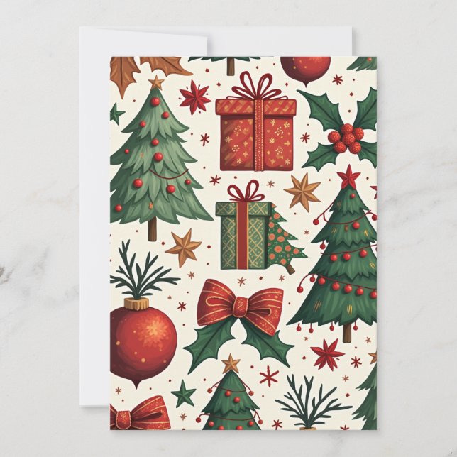 Frohe Weihnachtskarte 2 Feiertagskarte (Vorderseite)