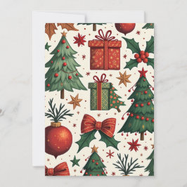 Frohe Weihnachtskarte 2 Feiertagskarte