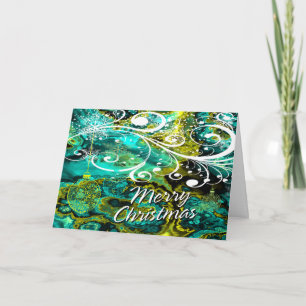 Frohe Weihnachtskarte 8 Feiertagskarte