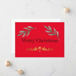 Frohe Weihnachtskarte Ankündigung