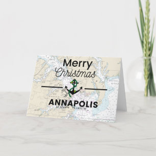 Frohe Weihnachtskarte - Annapolis Feiertagskarte