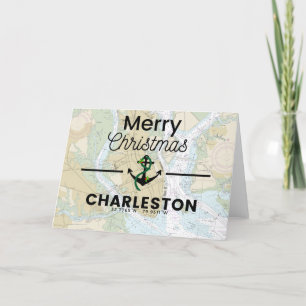 Frohe Weihnachtskarte - Charleston Feiertagskarte
