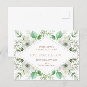 Frohe Weihnachtskarte Custom Christmas Postcard Feiertagspostkarte