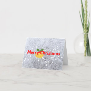 Frohe Weihnachtskarte Dankeskarte