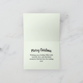 Frohe Weihnachtskarte Dankeskarte