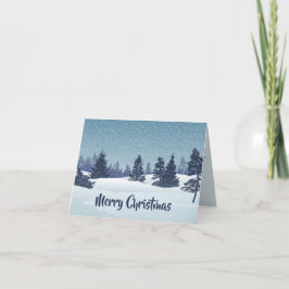 Frohe Weihnachtskarte Dankeskarte