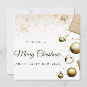 Frohe Weihnachtskarte Einladung