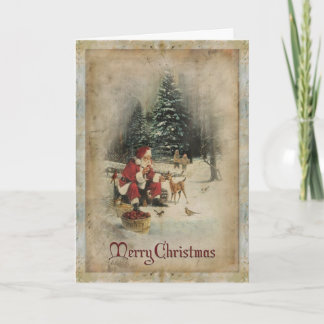 Frohe Weihnachtskarte Feiertagskarte